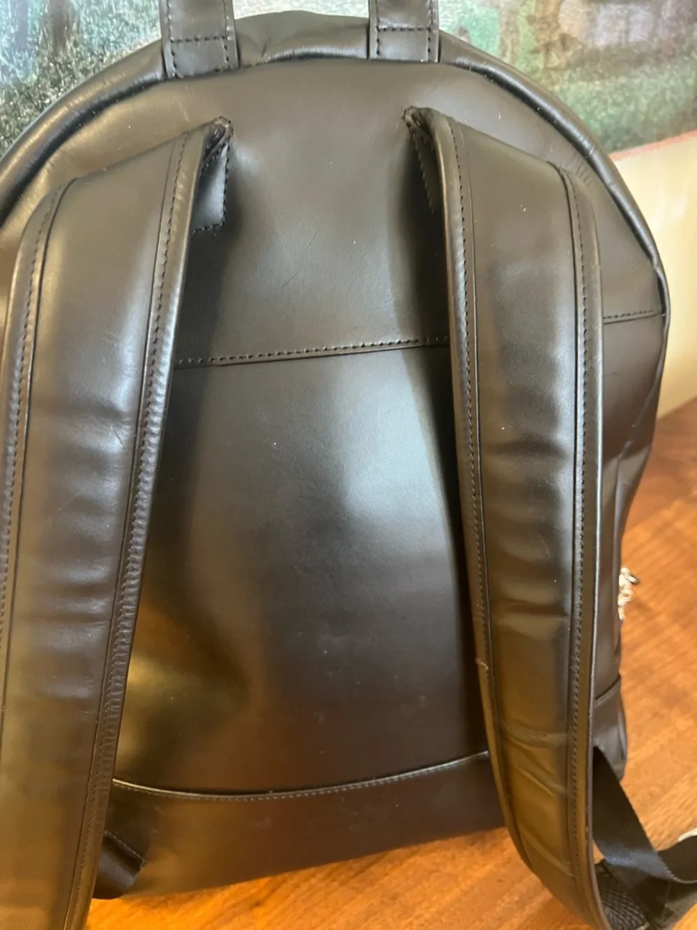 WANT Les Essentiels Smooth Leather  Backpack w/Lock